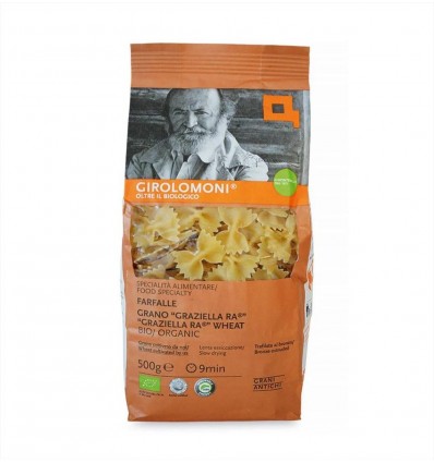 Farfalle di Grano Semi-integrale Graziella Ra - 500g - Girolomoni