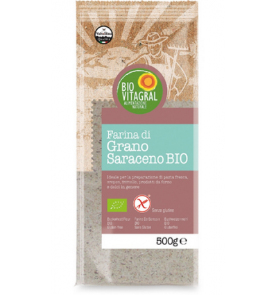 Farina di Grano Saraceno Biologica senza glutine - 500g - Bio Vitagral