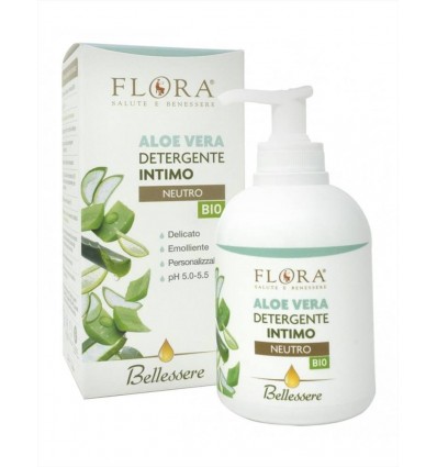 Detergente Intimo Aloe - Neutro ph 5,5 - 250ml - Flora 