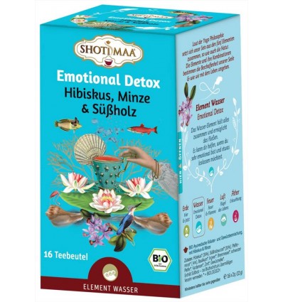Tisana Ayurvedica Emotional Detox -16 filtri per 2 g (32 g) - Shoti Maa