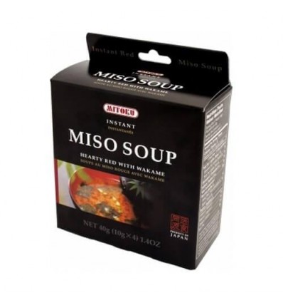 Zuppa di Miso istantanea con Wakame - 4x10g - Mitoku