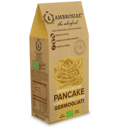 Preparato per Pancake Senza Glutine Biologico - 200gr - Ambrosiae