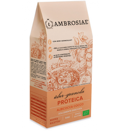 Granola Proteica Albicocca e Cocco - 250g -Ambrosiae