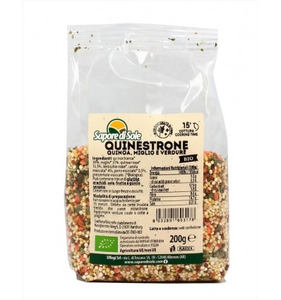 Quinestrone - Zuppa di Quinoa Biologica - 200g - Sapore di Sole