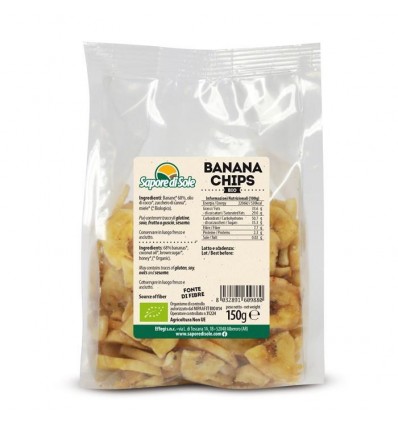Banana chips Biologiche - 150g - Sapore di Sole