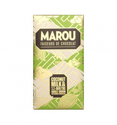 Cioccolato Coconut Milk BenTre 55% - 80g - Marou