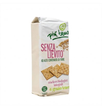 Crackers Integrali Biologici senza lievito - 250g - Più Bene