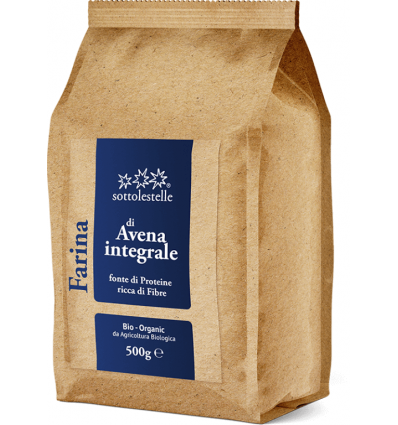 Farina integrale di Avena biologica - 500g - Sottolestelle